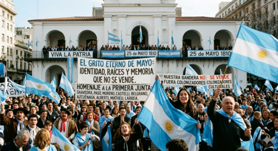 ¡Celebremos el 25 de mayo! El grito de libertad que desafía el silencio de la invasión cultural y económica.