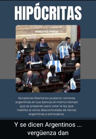 Senadores libertarios en el ojo de la tormenta: ¿Patriotismo o Hipocresía en el Congreso?